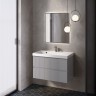 AQM900180GM "S1" тумба под умывальник подвесная 80 см., цвет серый.