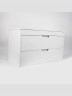 Тумба под раковину для ванной подвесная Uperwood Modul 95х44,4х55 см, белаяатовая