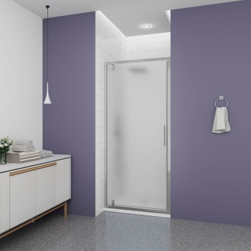 Душевая дверь Veconi Ottimo P30 CH, 900x1900, хром, стекло матовое