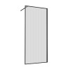 Душевая перегородка Walk-In VSW-1HP100FLB, 1000*2000, черный матовый, стекло рифленое