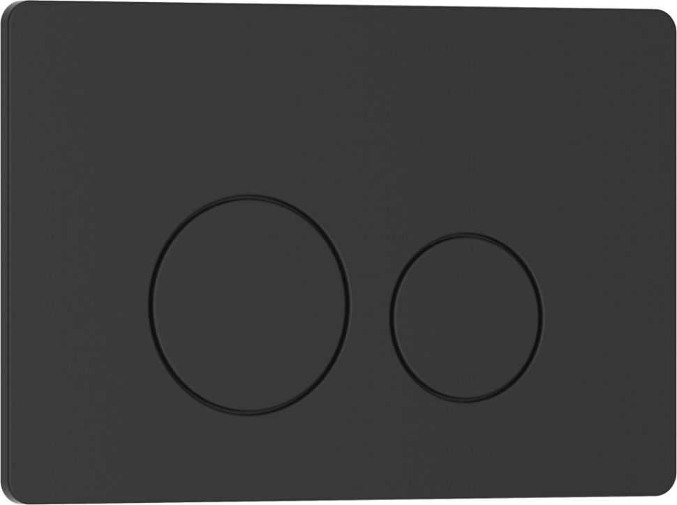 Комплект 2в1 IBERICA BLANCA инсталляция SILENCIO MINI, кнопка смыва INOX-O черный матовый (IB.001M.812)