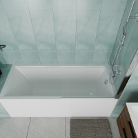 Ванна акриловая Vincea VBT-2G170-LG с ножками 1700*700*470, пристенная, цвет белый