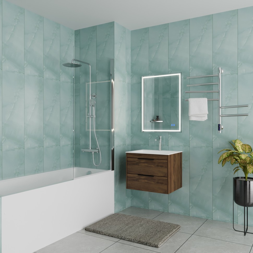 Ванна акриловая Vincea VBT-2G170-LG с ножками 1700*700*470, пристенная, цвет белый