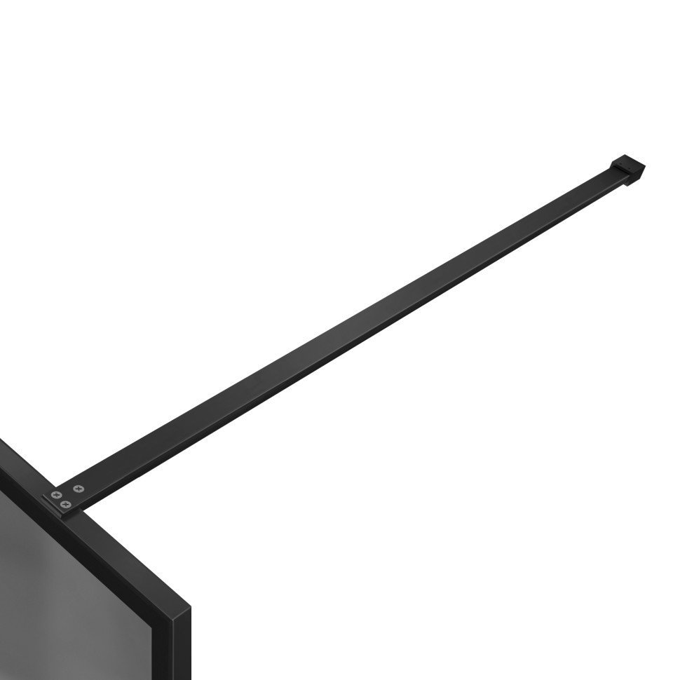 Душевая перегородка Walk-In VSW-1HP900GFB, 900*2000, черный матовый, стекло матовое тонированное