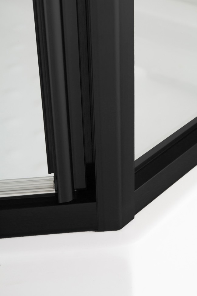 Душевой уголок CEZARES ECO-O-P-1-90-C-NERO