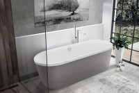 Акриловая ванна CEZARES METAURO-Central-180-80-40-W-MATT