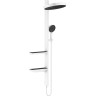 Душевая система Hansgrohe Croma 160 Showerpipe 1jеt (верхний душ, штанга, ручной душ, полочки), цвет: белый матовый 26842700