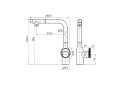 Смеситель для кухни Urban, никель, Ur213104-NI(BS), Starke-Paulmark