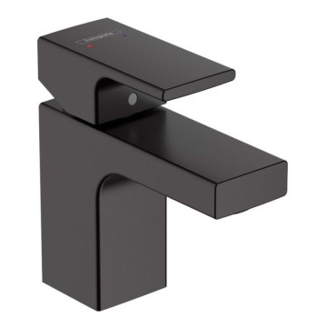 Смеситель для раковины Hansgrohe Vernis Shape 70 со сливным гарнитуром 71560670 черный