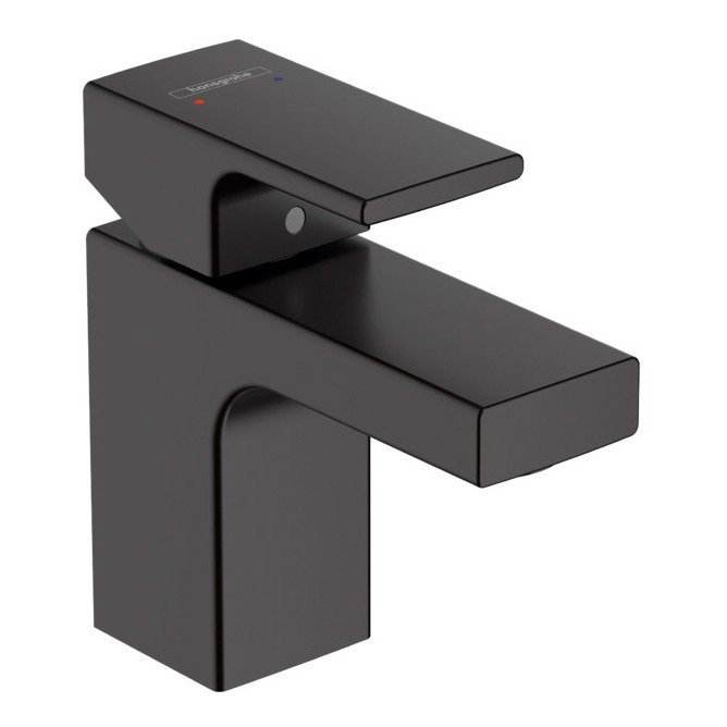 Смеситель для раковины Hansgrohe Vernis Shape 70 со сливным гарнитуром 71560670 черный