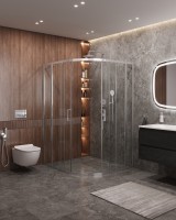 Душевой уголок CEZARES MOLVENO-RH-22-120/110-C-Cr-IV