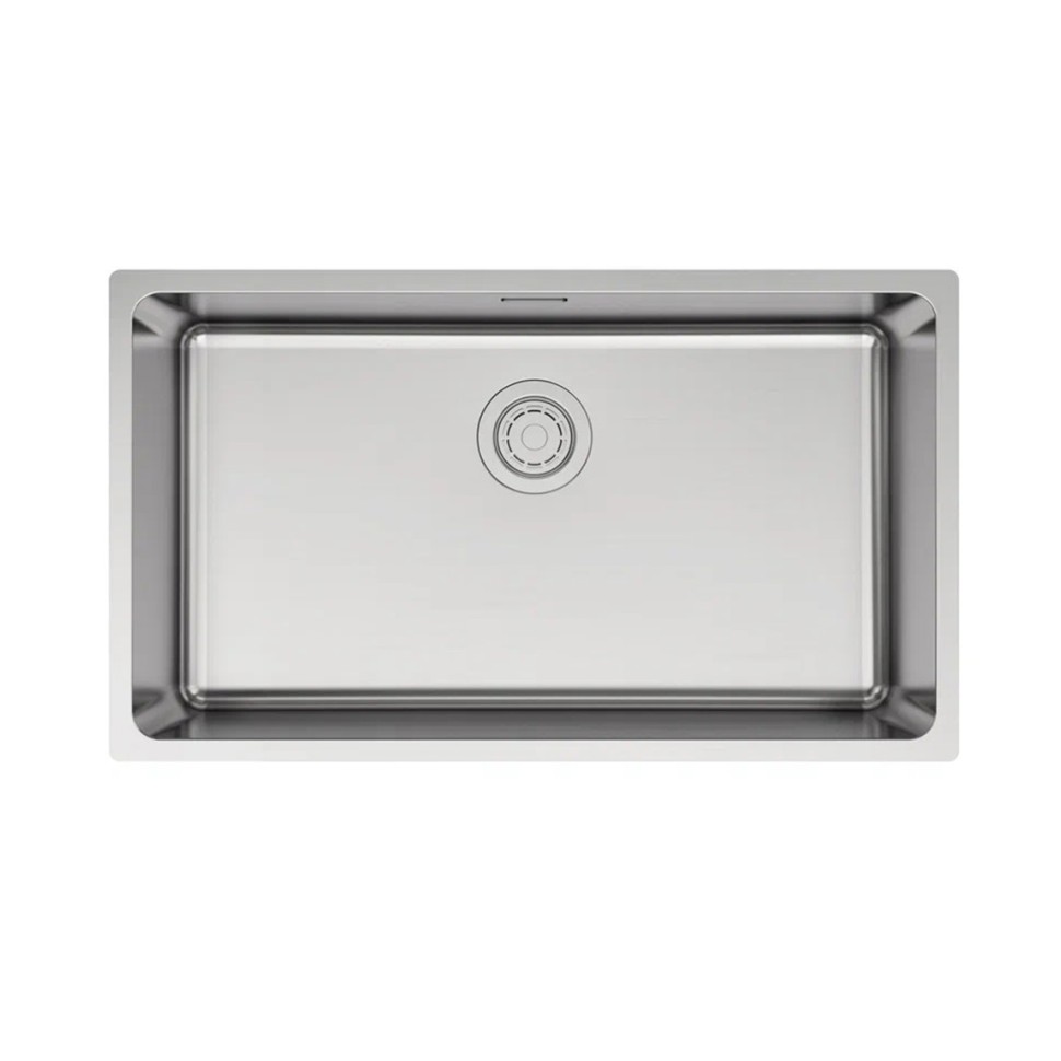 Мойка YUNI 76 UNI, нерж. сталь, YU76-BS, брашированная нерж. сталь, 760х440мм, Paulmark