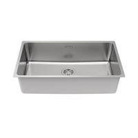 Мойка YUNI 76 UNI, нерж. сталь, YU76-BS, брашированная нерж. сталь, 760х440мм, Paulmark