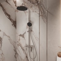 Душевая стойка Puro VSFS-5P1CH с изливом, хром