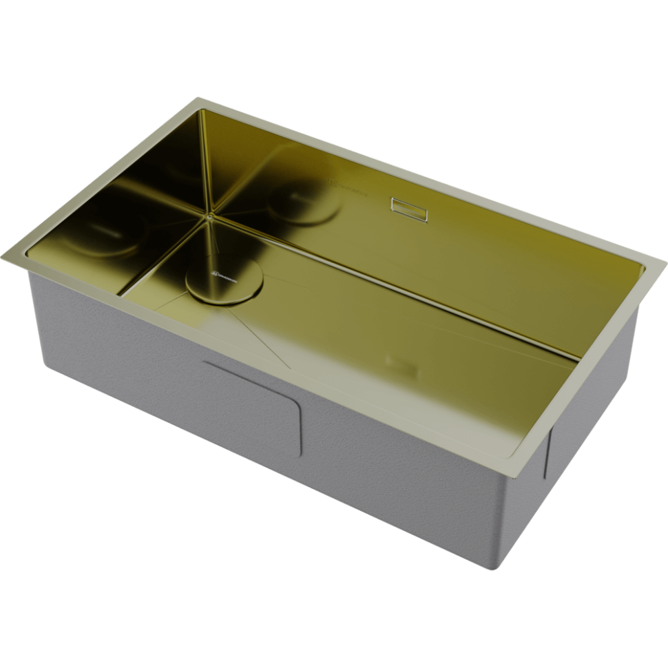 Кухонная мойка Omoikiri Taki 74-U/IF-L Side-LG нерж. сталь/светлое золото