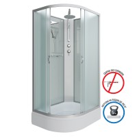 Душевая кабина Niagara Classic NG-33184-14RBKT (110х80х210) средний поддон(26см),стекло матовое,4 места