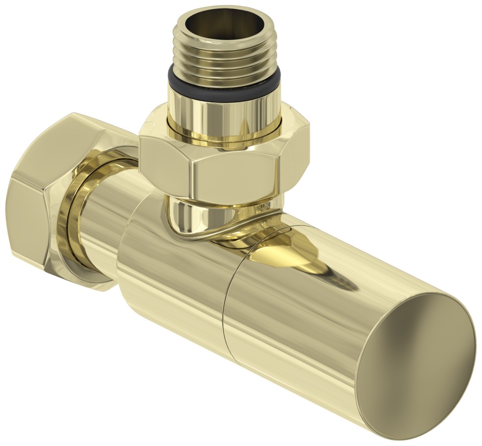 Вентиль угловой цилиндр (G 1/2" НР х G 3/4" НГ)