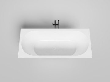 Ванна встраиваемая ORNELLA AXIS KIT 170x75 покраска по RAL полностью S-Stone Матовое