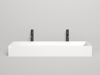 Раковина накладная SONATA 1195х450х130 S-Stone Матовое