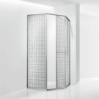 Душевой уголок RGW SV-82 "L" (Черная вуаль, 900x900)