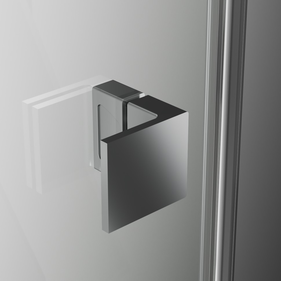 Душевой уголок Пента-Н (Penta-N) VSP-3PN900CLG-R, 900*900, брашированное золото, стекло прозрачное правый