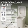 Унитаз ABBER Rechteck AC1211 приставной белый, безободковый