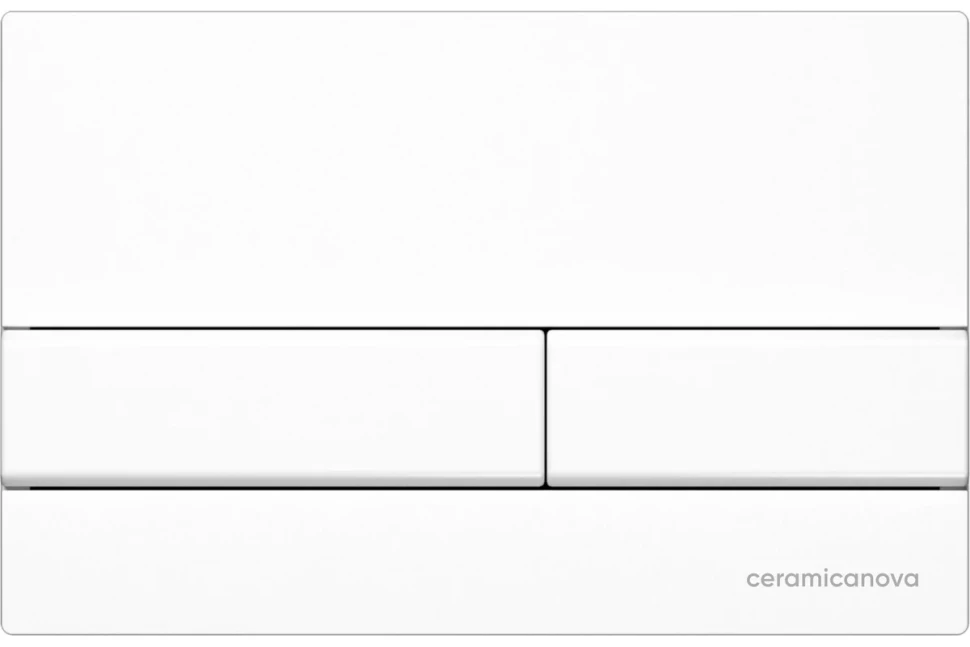 Система инсталляции для унитазов CERAMICANOVA Envision с кнопкой смыва Flat цвет белый, креплениями, арт. CN1002W