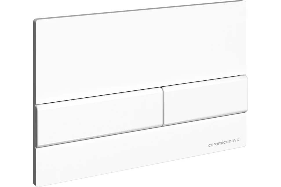 Система инсталляции для унитазов CERAMICANOVA Envision с кнопкой смыва Flat цвет белый, креплениями, арт. CN1002W