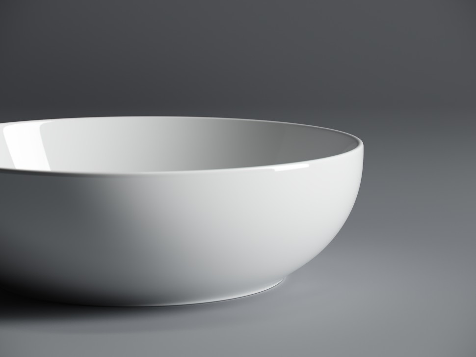 Умывальник чаша накладная круглая Element 370x370x110мм