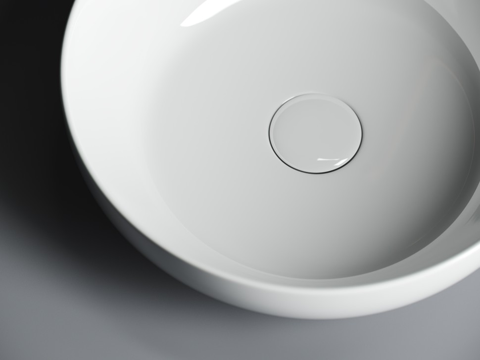 Умывальник чаша накладная круглая Element 370x370x110мм