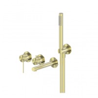 Смеситель ABBER Emotion 316 AF8830BG для ванны скрытого монтажа, брашированное светлое золото