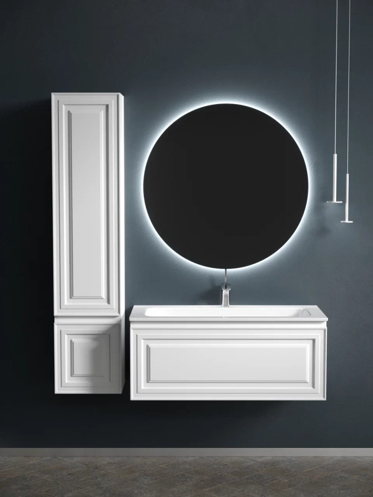 Тумба подвесная SANCOS Very 995х445х406, c одним ящиком оснащенным доводчиками, Bianco , арт.VR100W