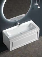 Тумба подвесная SANCOS Very 995х445х406, c одним ящиком оснащенным доводчиками, Bianco , арт.VR100W