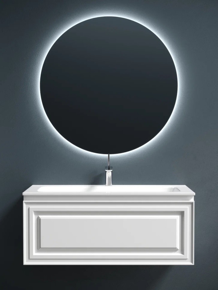 Тумба подвесная SANCOS Very 995х445х406, c одним ящиком оснащенным доводчиками, Bianco , арт.VR100W