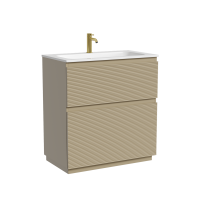 Тумба напольная SANCOS Folk Floor 790х445х850, c двумя ящиками оснащенными доводчиками, Капучино, арт.FL80FCP