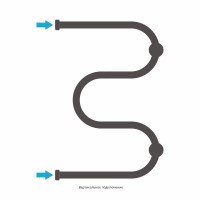 М-образный 2 полки 600х400