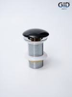 Донный клапан Gid без перелива Bl100 72201K черный глянцевый 7x7x10