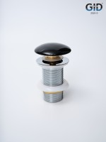 Донный клапан Gid без перелива Bl100 72201K черный глянцевый 7x7x10