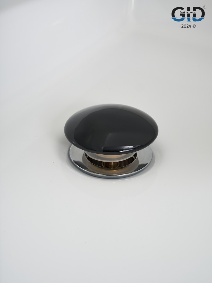 Донный клапан Gid без перелива Bl100 72201K черный глянцевый 7x7x10