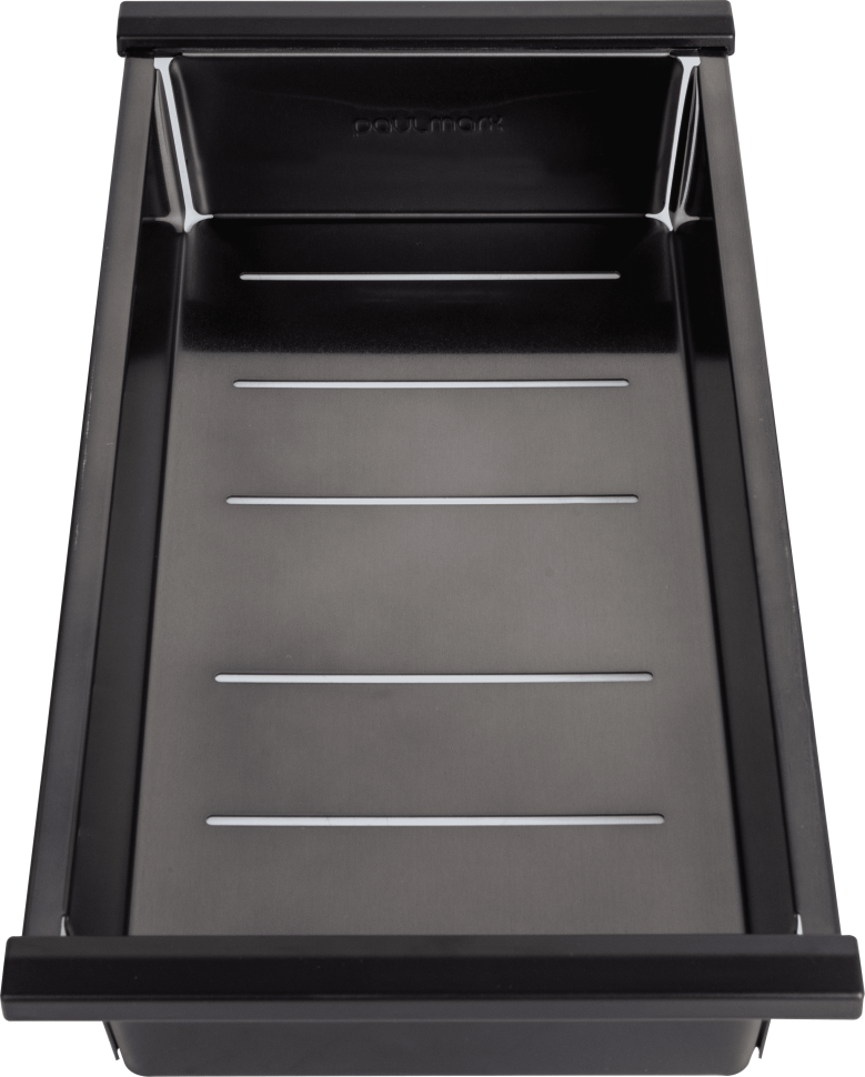 Мойка нерж. сталь NEXT-MULTI SINK 58-L UNI, PM785845-L-GM, вороненая сталь, 580х450мм, Paulmark