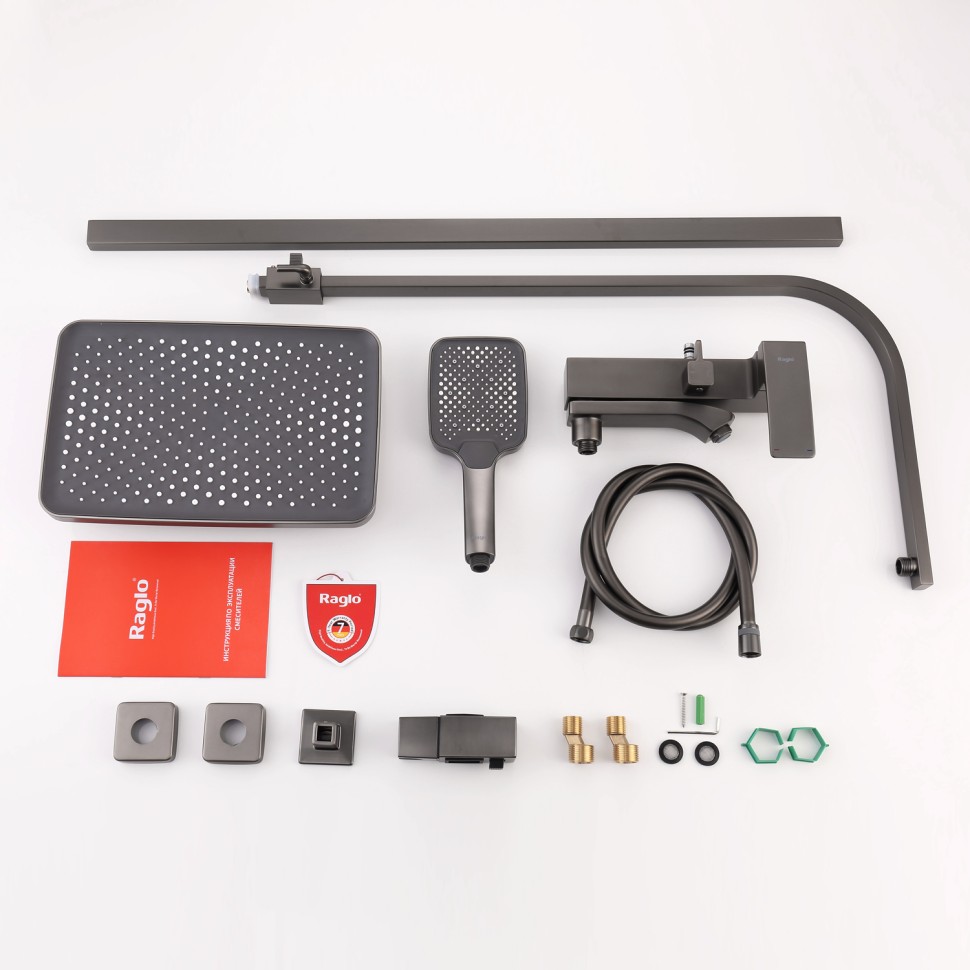 Душевая система Raglo для ванны и душа графит