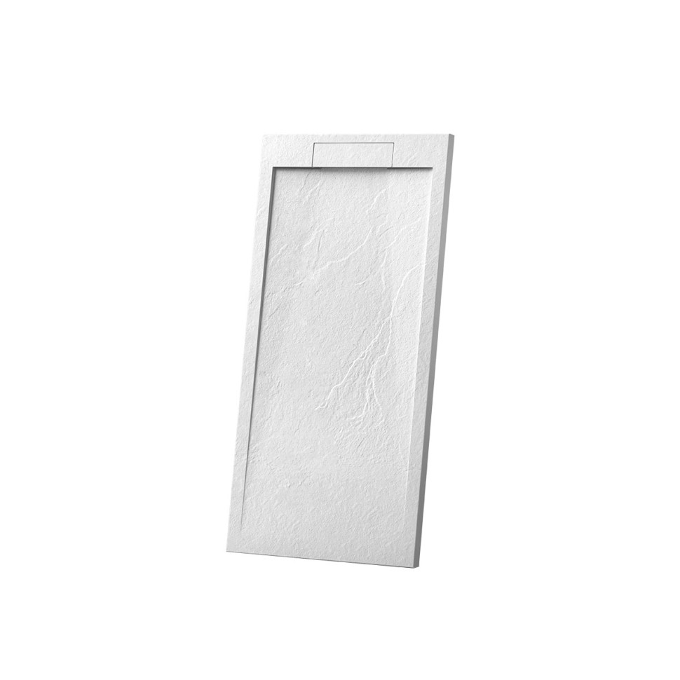 Поддон для душа из искусственного камня  VST-4SRL8012W, 1200*800*25, белый матовый