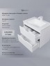 Тумба под раковину для ванной подвесная Uperwood Modul 95х44,4х55 см, белая/графит