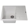 Кухонная мойка кварцевая Uperwood Quartz Premium UPD-03-01, прямоугольная, белая