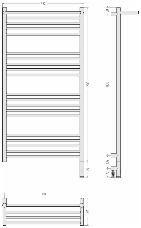 Богема 3.1 с полкой 1200х600 МЭМ правый
