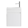 База под раковину подвесная BelBagno PIETRA MINI-460-1A-SO-BL-L Bianco Lucido