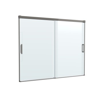 Душевая шторка на ванну CEZARES TANDEM-SOFT-VF-2-180/145-C-GM-IV