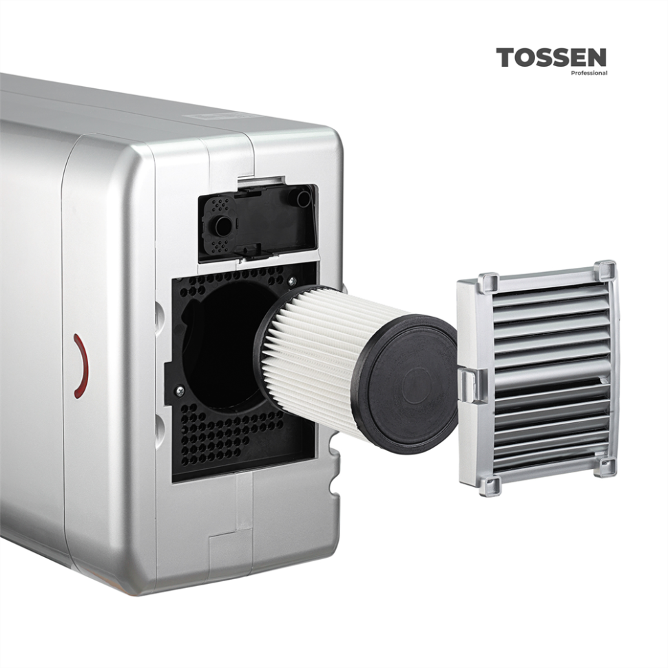 TOSSEN HSD 1310 PS - погружная сушилка для рук (коллекция «Классический серый»)