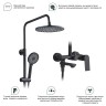 Душевая система Splenka для ванны и душа S05.24.06 Черный