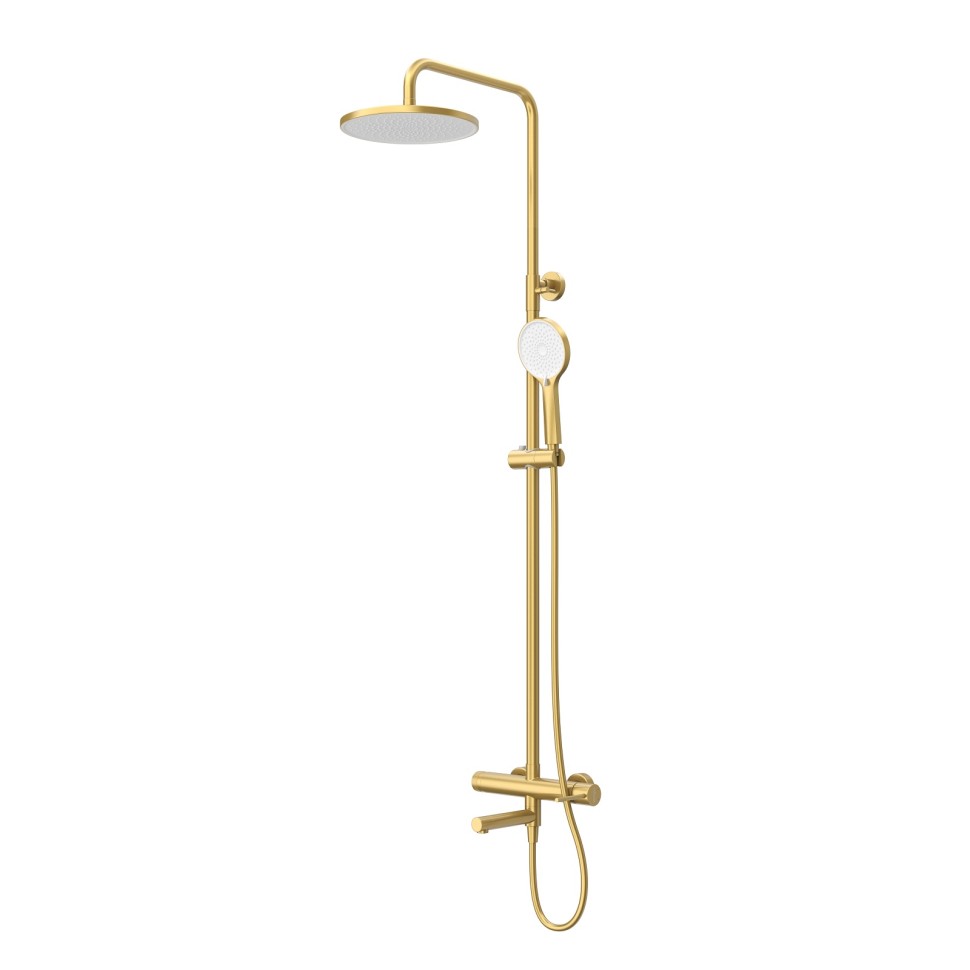 Душевая стойка со смесителем и изливом CEZARES RELAX-CVD-BORO